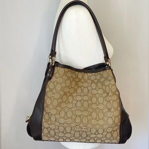 Coach Shoulder Bag Purse Edie